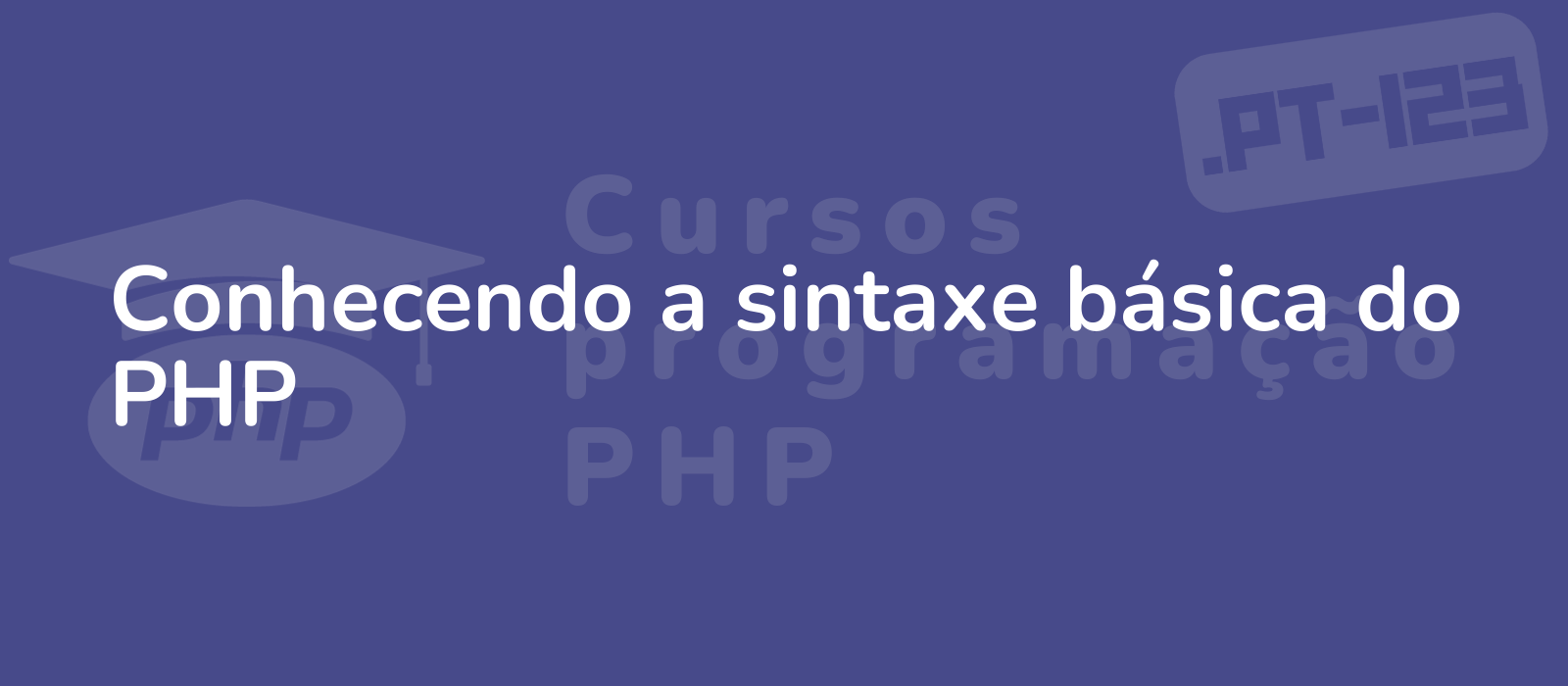 simple and clean image illustrating the basic syntax of php with code snippets on a white background 4k resolution